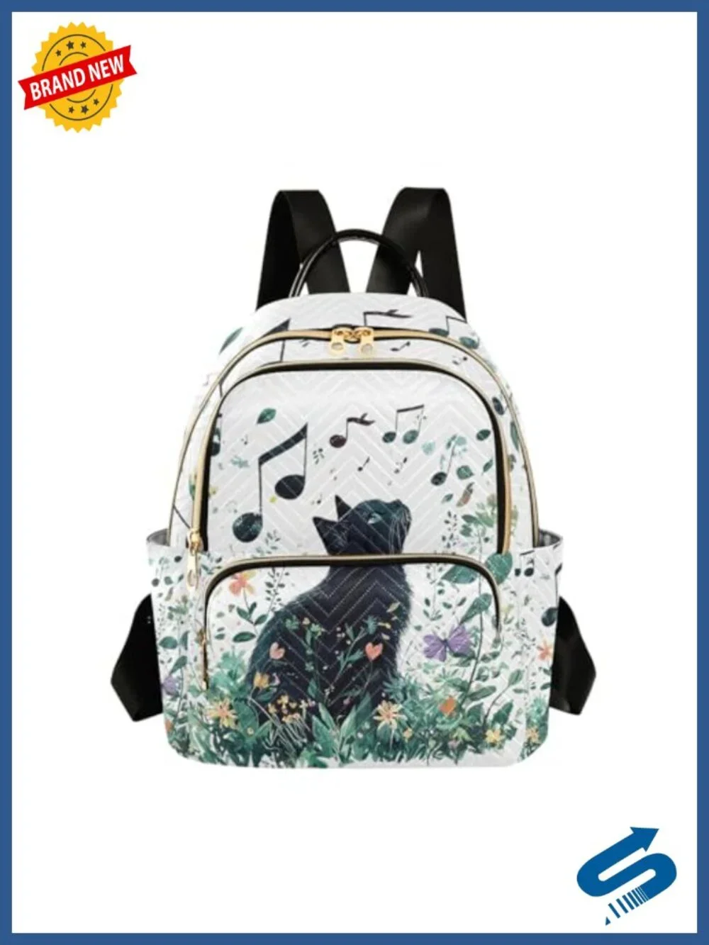 Quilted Mini Fashion Backpack Purse for Women with Multiple Pockets